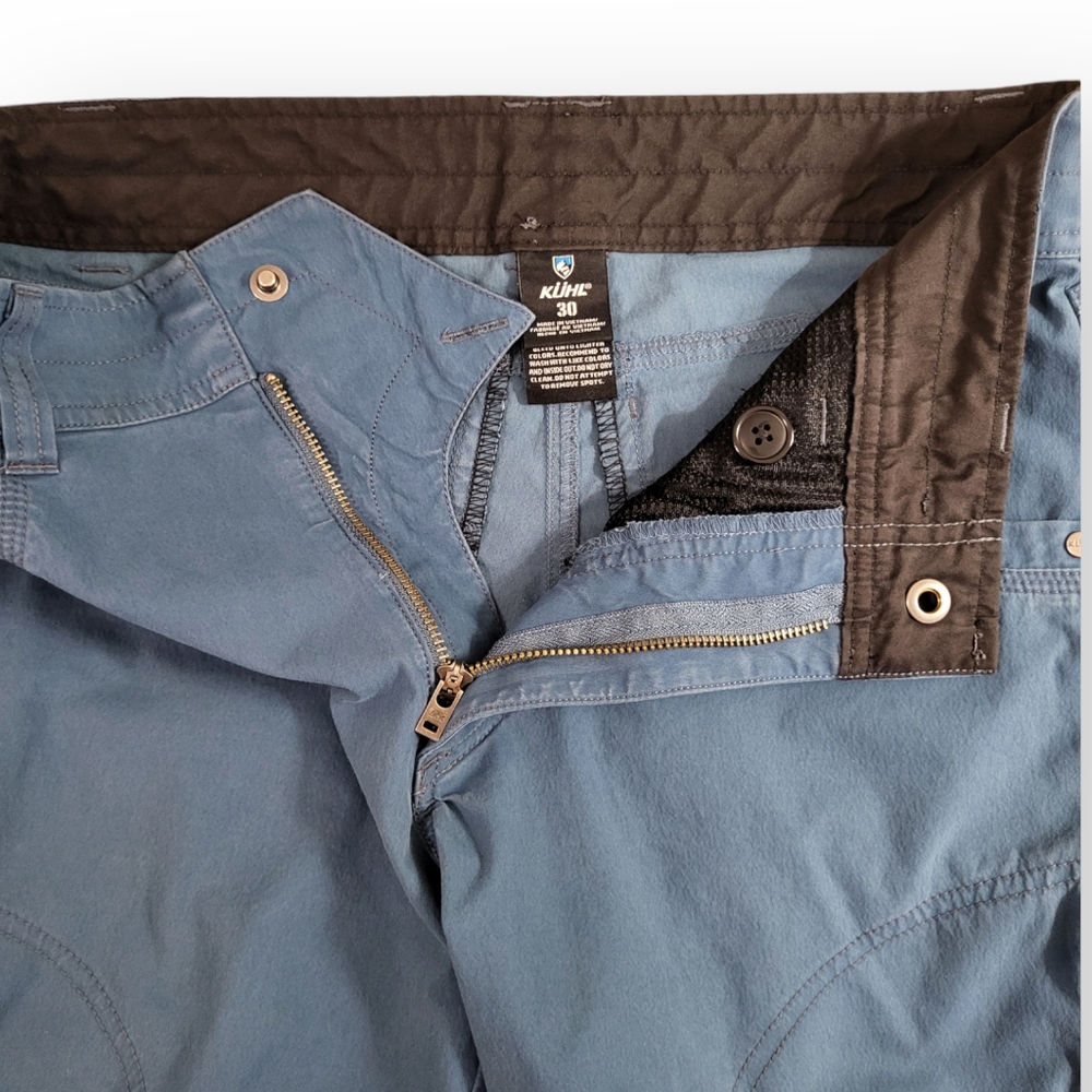 KUHL Ramblr Shorts 10" Inseam in Deep Waters Blue Size 30 - Picture 8 of 14